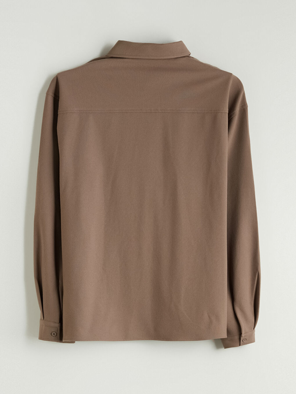 قميص رجالي كم طويل بقصة عادية-5