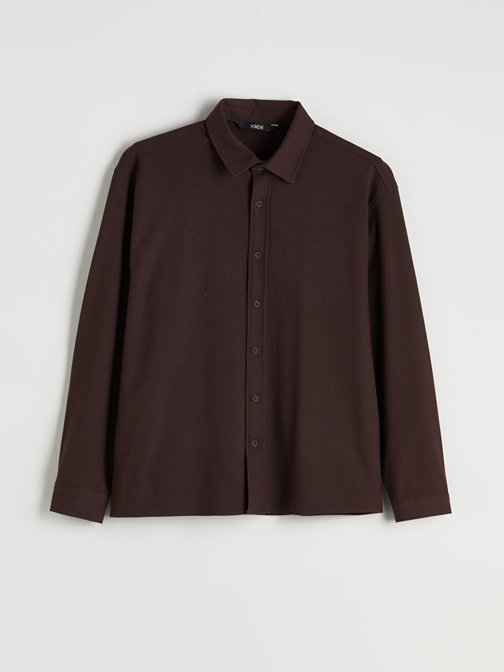 قميص رجالي كم طويل بقصة عادية-4