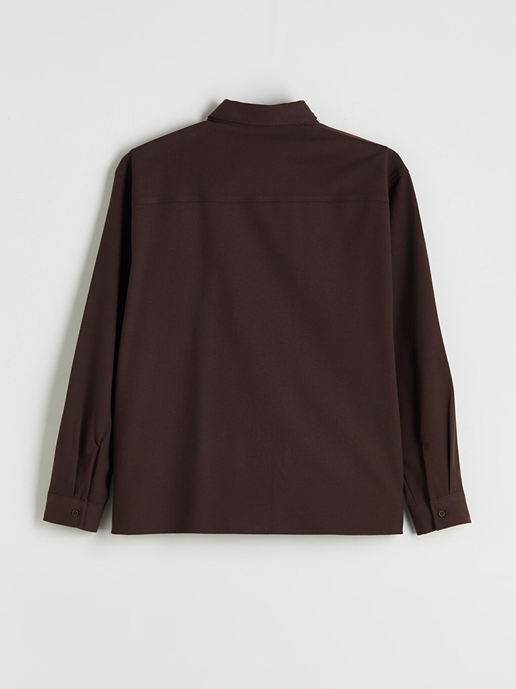 قميص رجالي كم طويل بقصة عادية-5