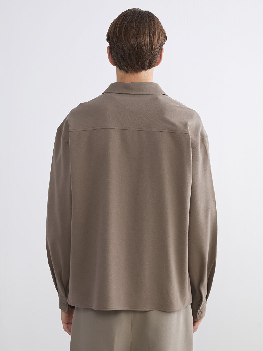 قميص رجالي كم طويل بقصة عادية-3