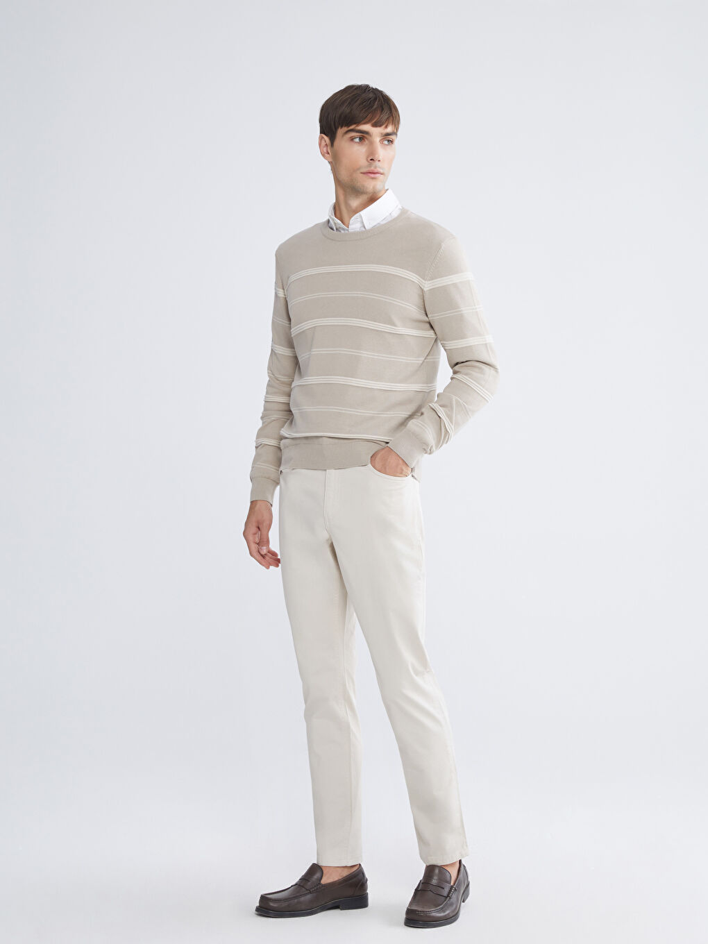 Muškarac BEŽ Džemper -1