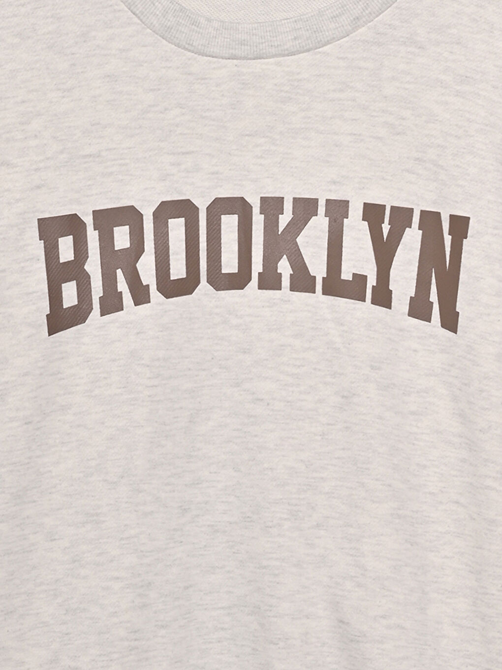 Crew Neck Printed Women's Sweatshirt-2