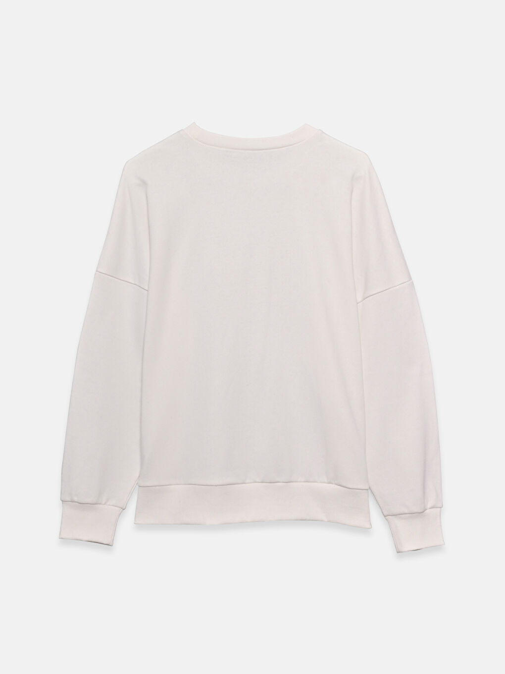 Crew Neck Printed Women's Sweatshirt-1