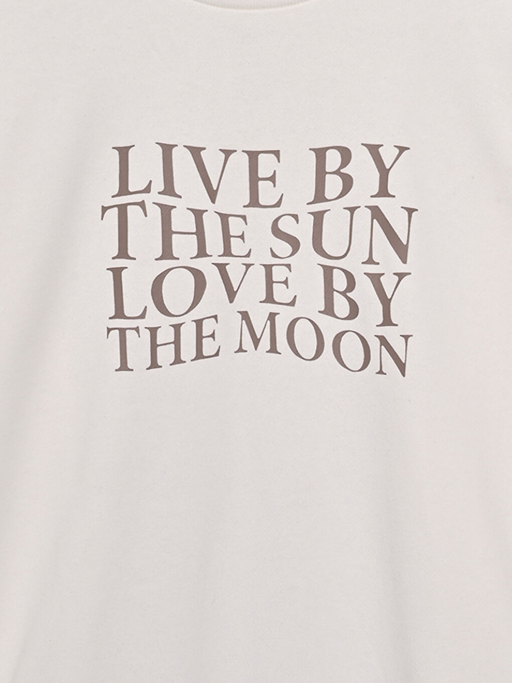 Crew Neck Printed Women's Sweatshirt-2