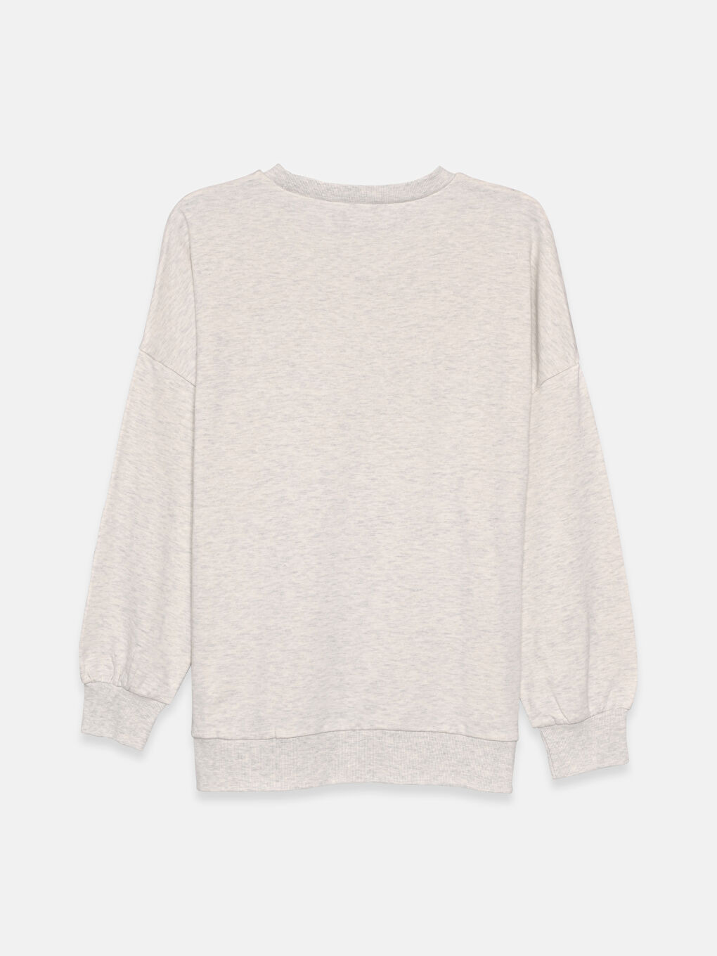 Crew Neck Printed Women's Sweatshirt-1