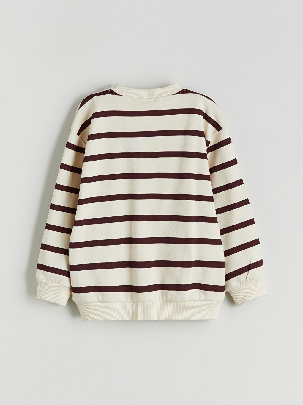 Crew Neck Striped Boys' Sweatshirt and Jogger Bottom 2 Pack-3