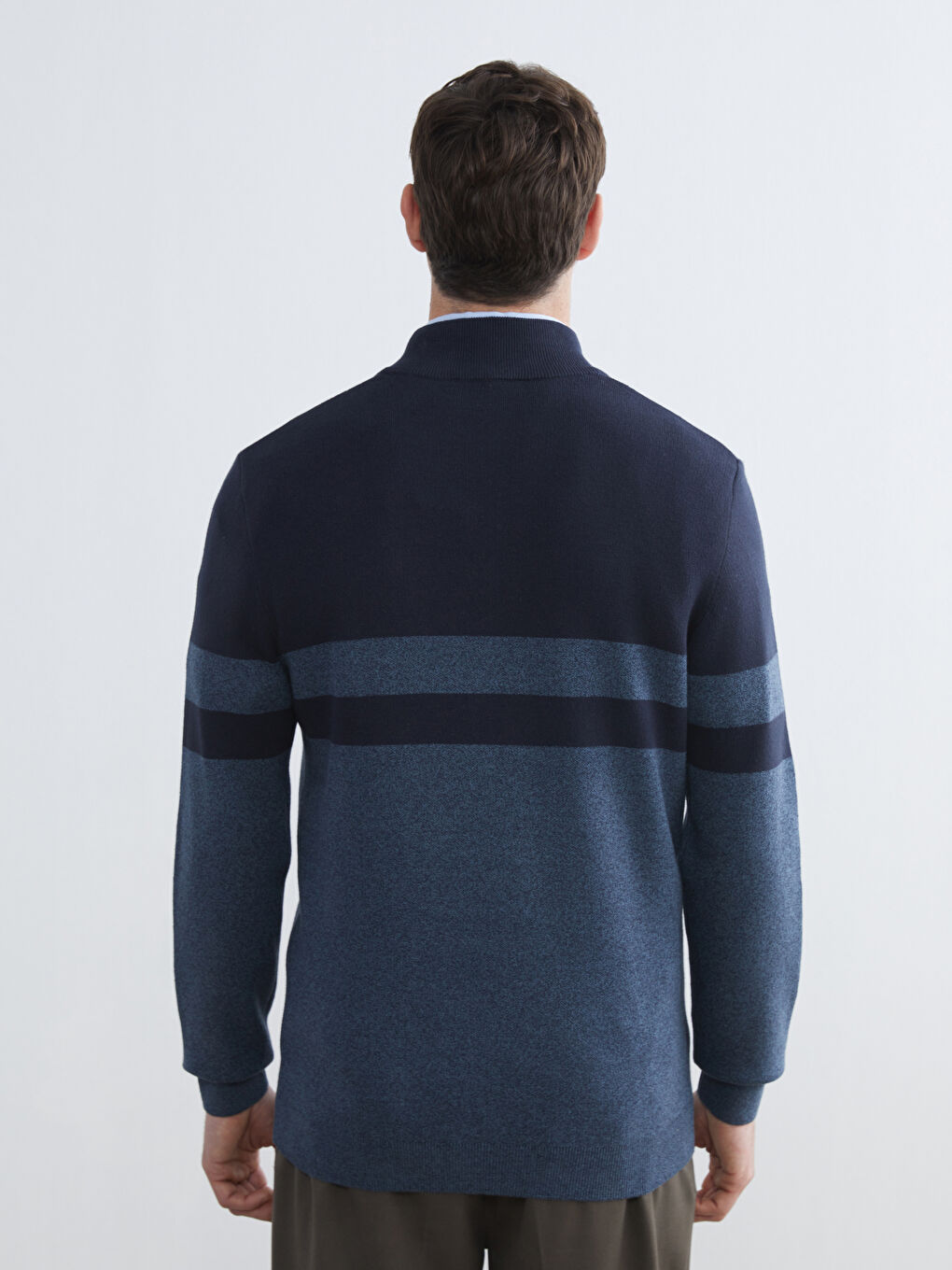 چاکەت شینی تۆخ پیاو-3