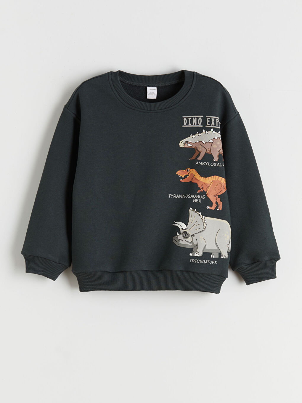 Antrasit Baskılı Erkek Çocuk Sweatshirt