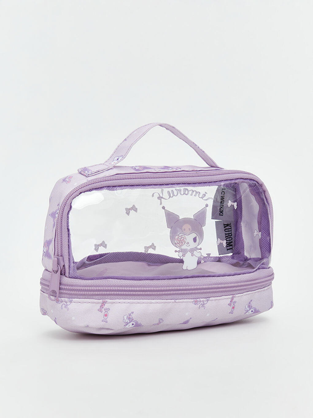 Lila Kuromi Baskılı Kız Çocuk Beslenme Çantası-1