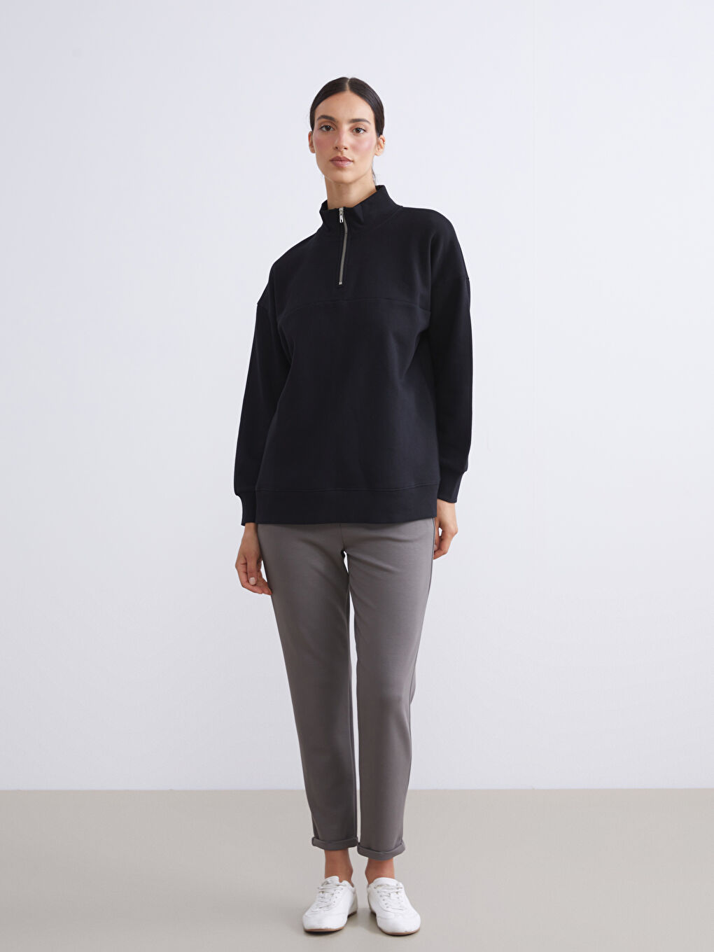 LCW Modest Women's Sweatpants with Elastic Waist -W5HD39Z8-H0H