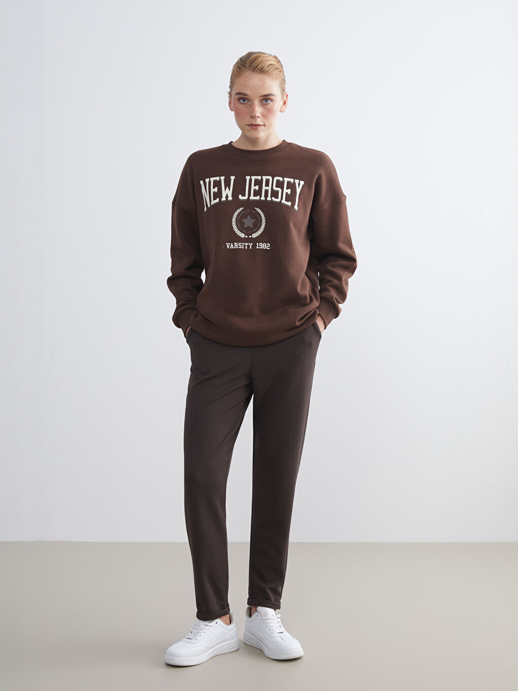 LCW Modest Women's Sweatpants with Elastic Waist -W5HD39Z8-HDB