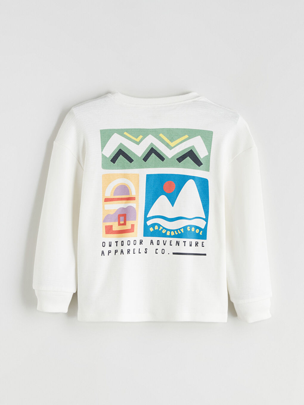 LCW Kids Crew Neck Printed Long Sleeve Boys' T-Shirt -W5HD53Z1-FDU