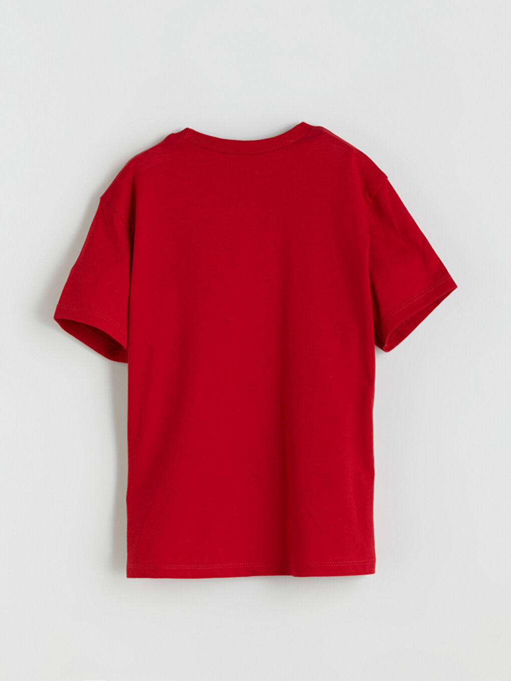 Kırmızı Bisiklet Yaka Baskılı Erkek Çocuk Tişört-2