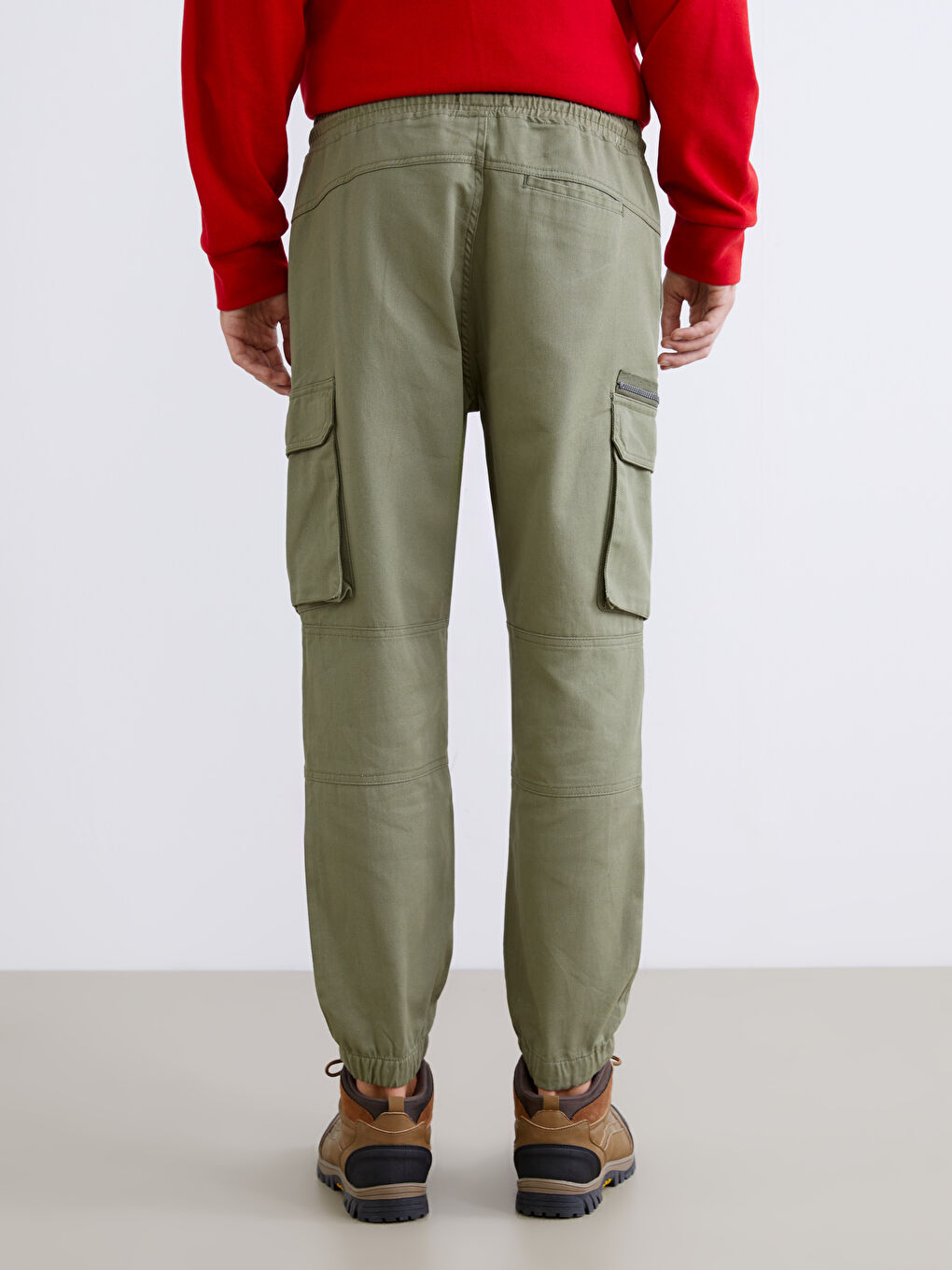 Standard Fit Men's Cargo Trousers-3