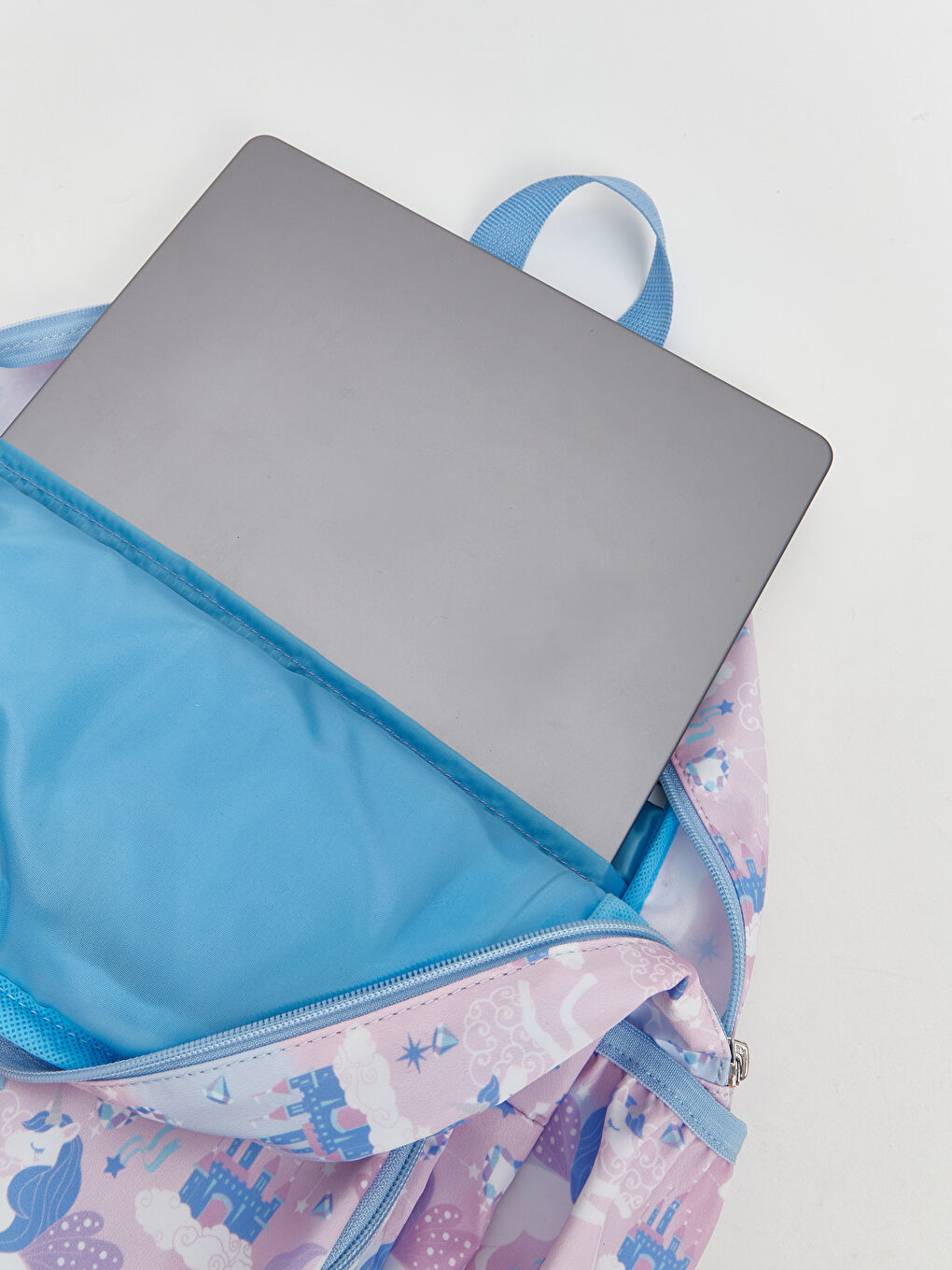 Karışık Fermuarlı Kız Çocuk Sırt Çantası-3