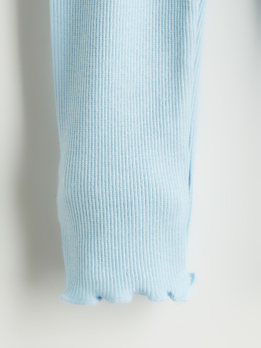 Mavi Beli Lastikli Basic Kız Çocuk Tayt-1