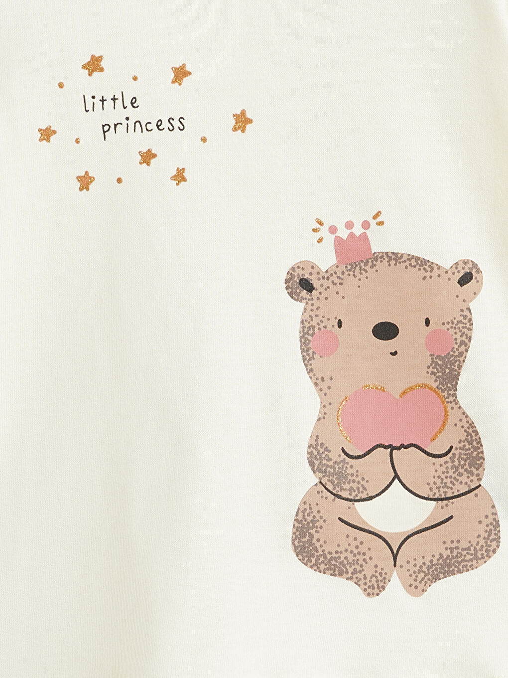 Printed Baby Girl Pajamas Set-2