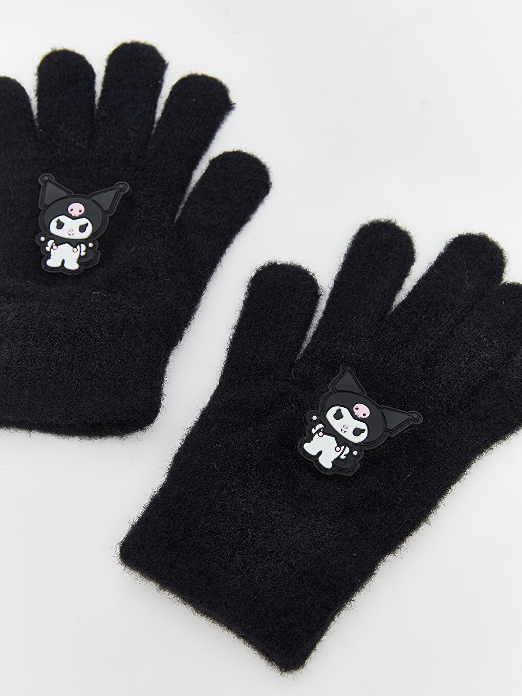 Girl BLACK Gloves-1