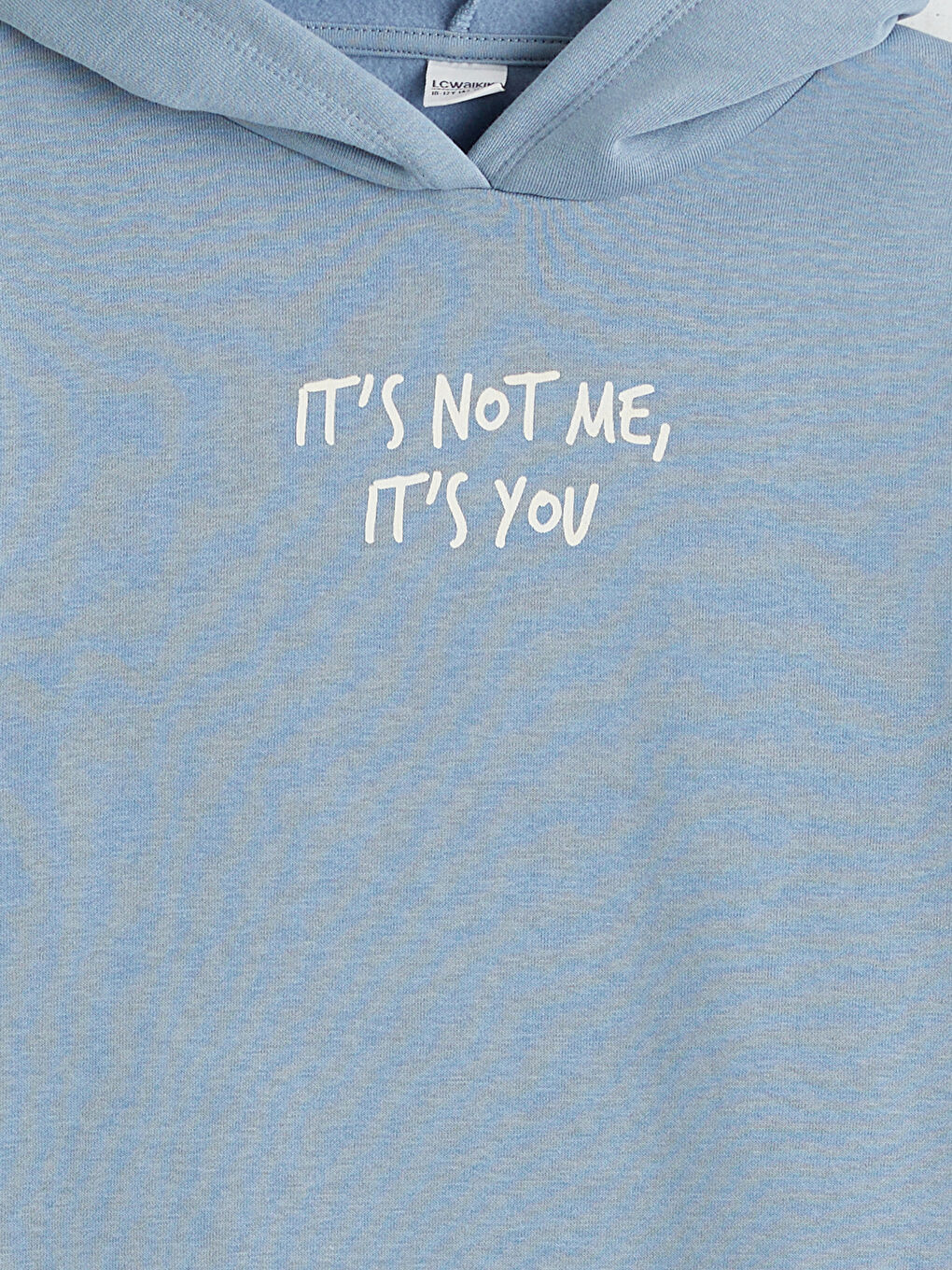 Mavi Baskılı Kız Çocuk Kalın Sweatshirt-2