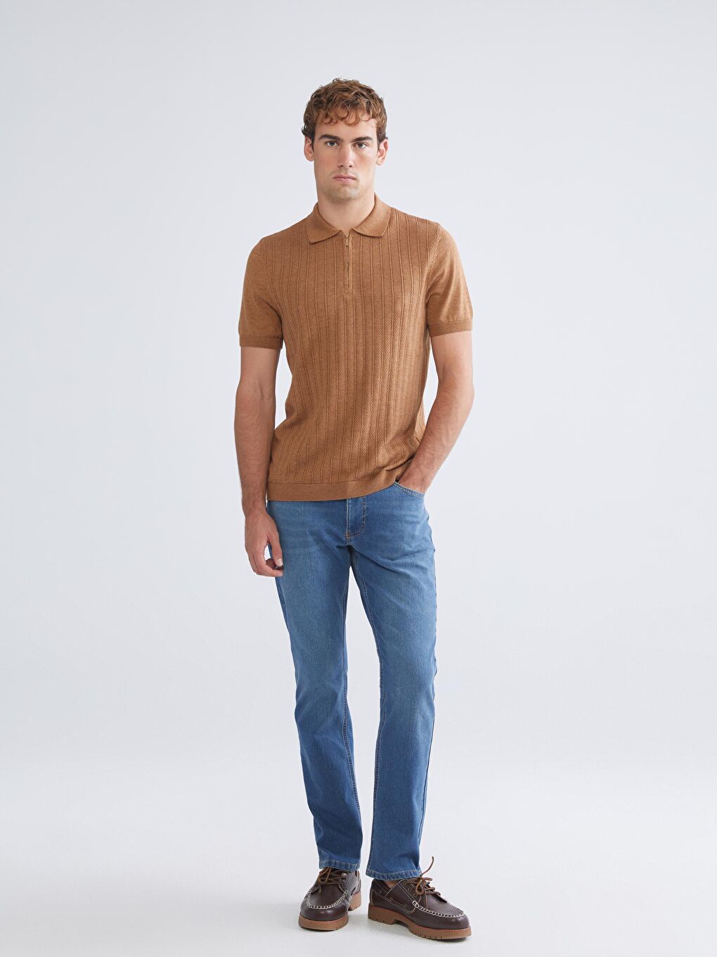 İndigo 750 Slim Fit İçi Polarlı Kışlık Erkek Jean Pantolon