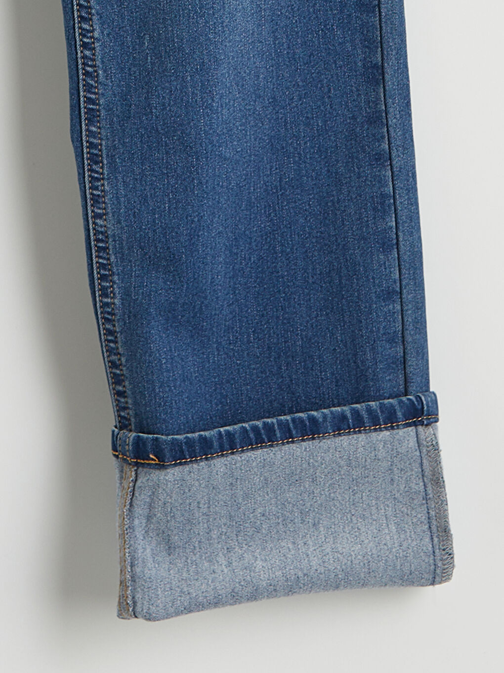 İndigo 750 Slim Fit İçi Polarlı Kışlık Erkek Jean Pantolon-4