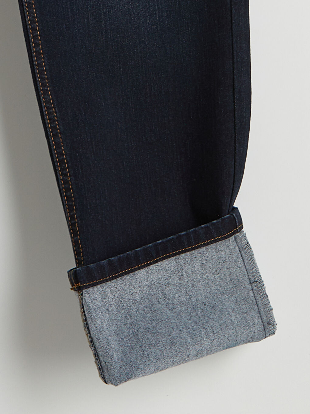 İndigo 750 Slim Fit İçi Polarlı Kışlık Erkek Jean Pantolon-4