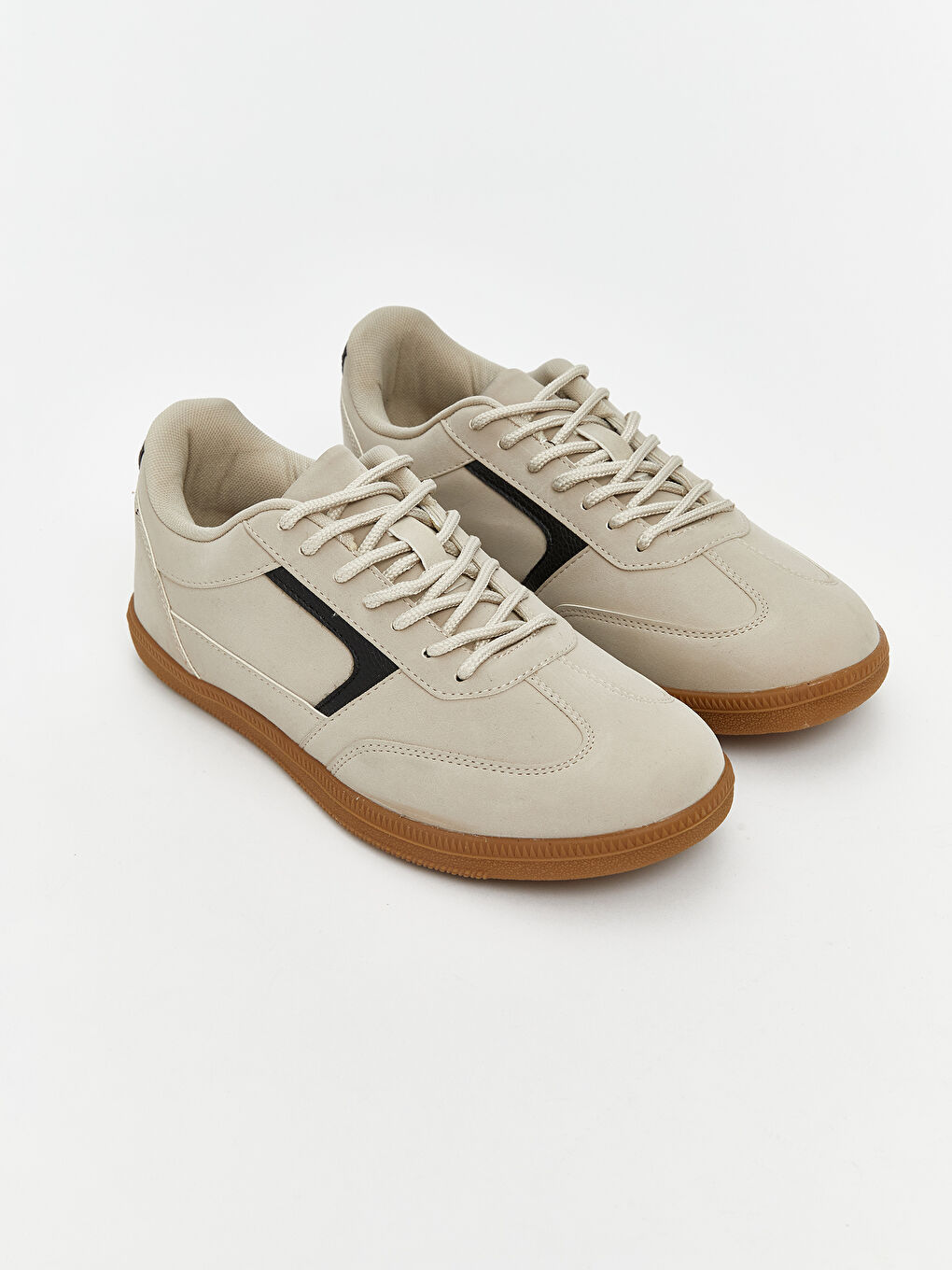 Bej Süet Görünümlü Erkek Spor Ayakkabı