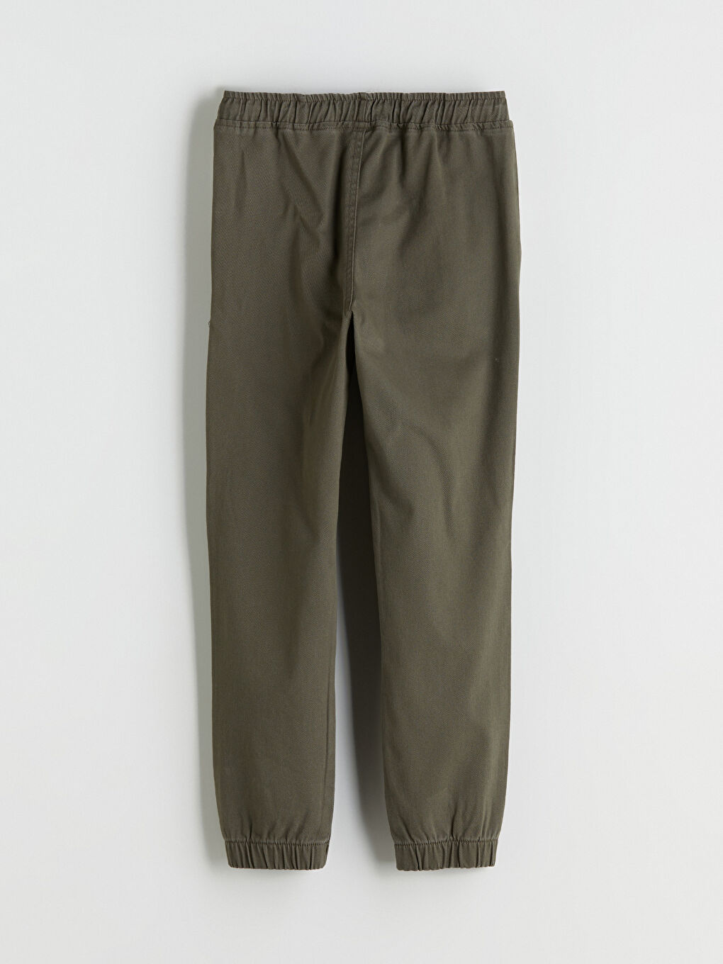 Haki Beli Lastikli Erkek Çocuk Jogger Pantolon-2