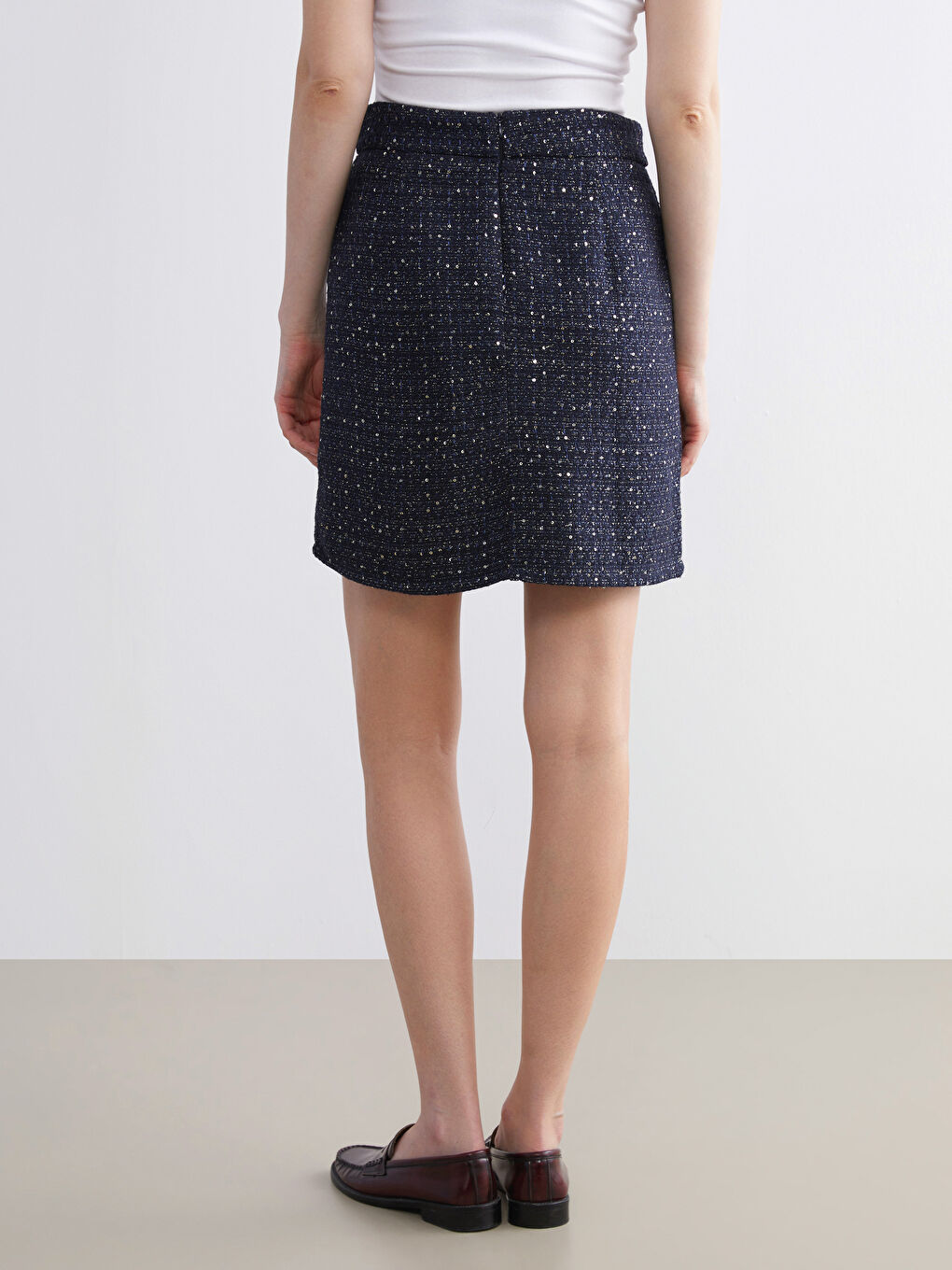 Woman BLUE Skirt-3