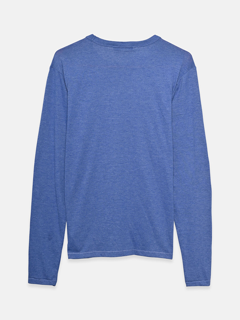 Rundhalsausschnitt Langarm T-Shirt für Herren-1