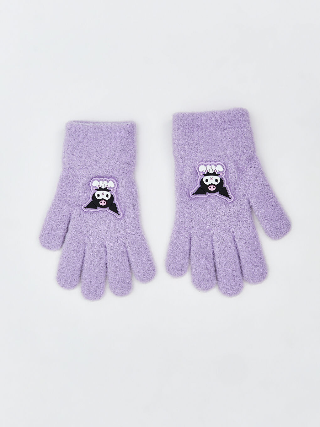 Girl LILAC Scarf & Beanie & Glove Set-1