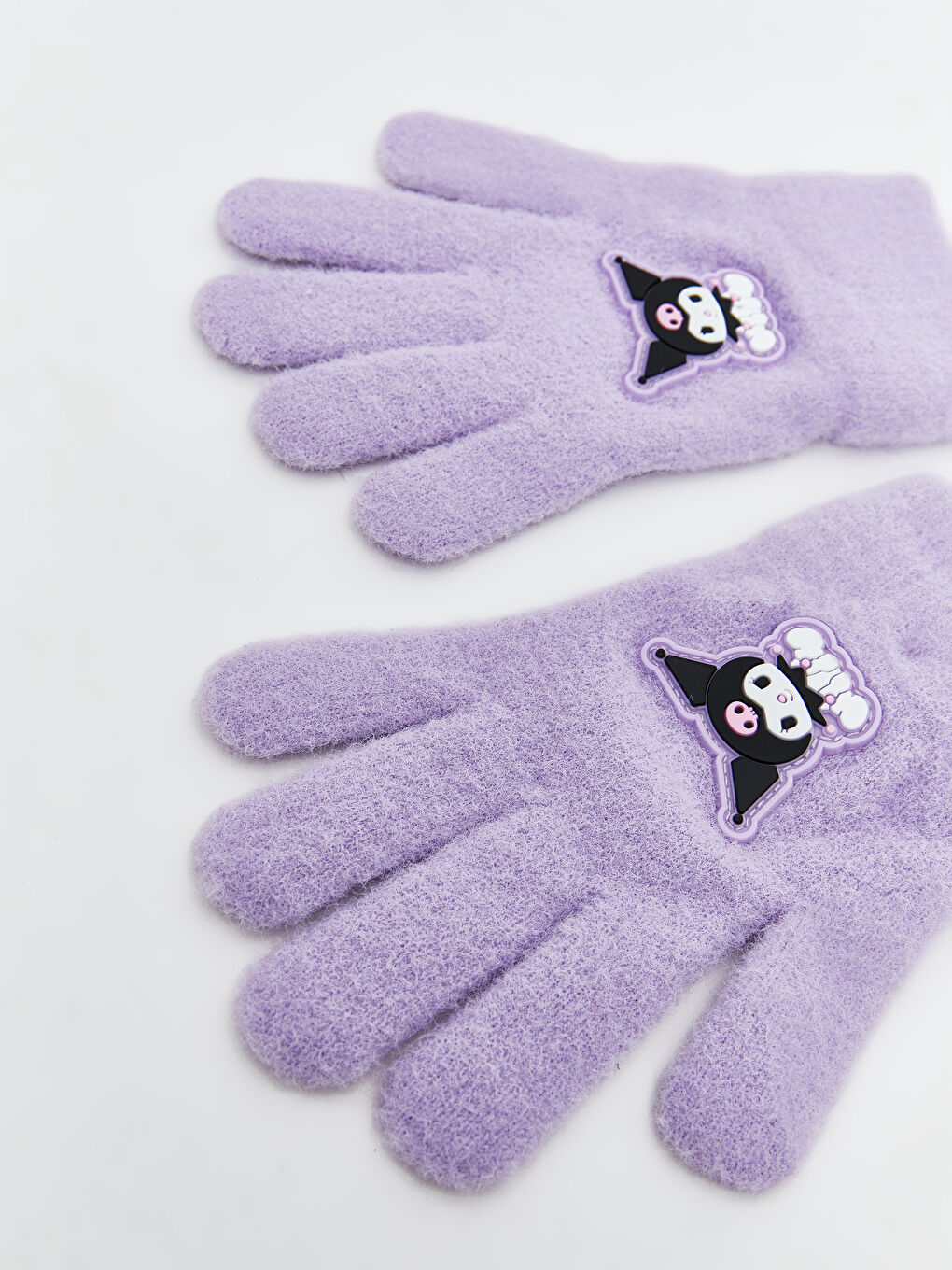 Girl LILAC Scarf & Beanie & Glove Set-2