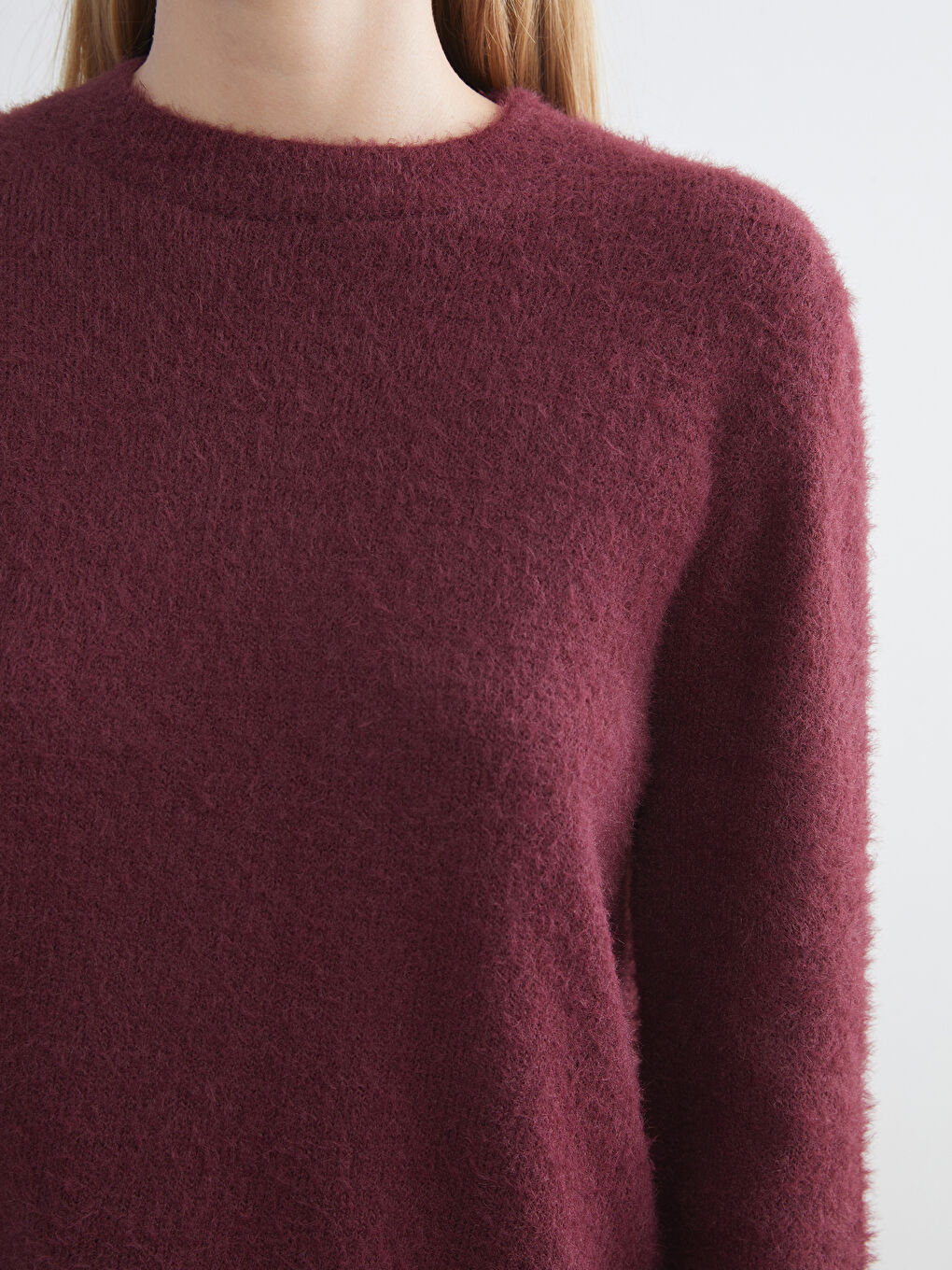 Crew Neck Women's Knitwear Sweater-2