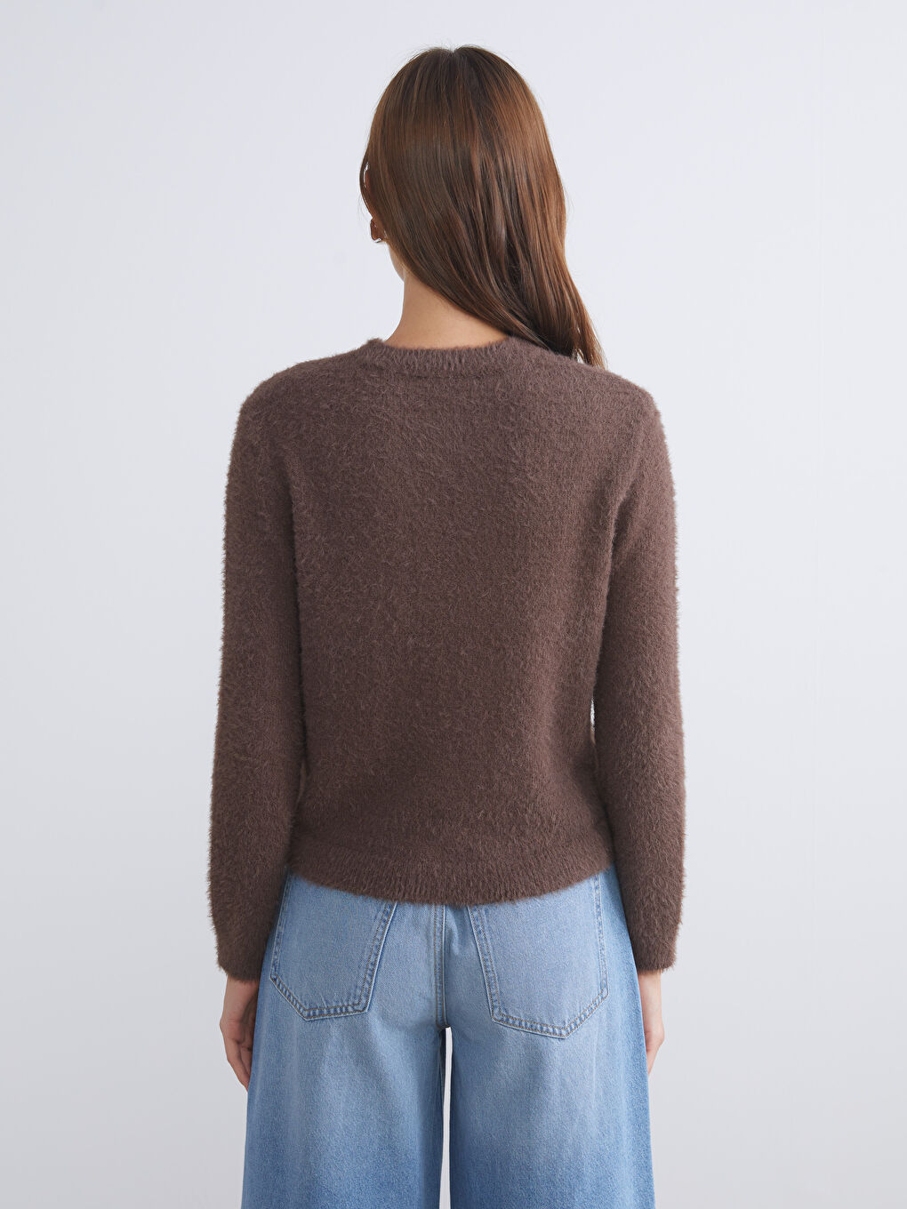 Crew Neck Women's Knitwear Sweater-4