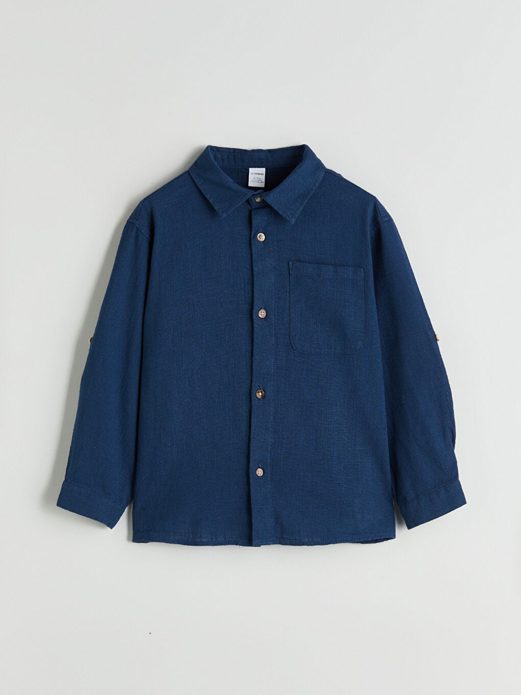İndigo Uzun Kollu Erkek Çocuk Gömlek-2