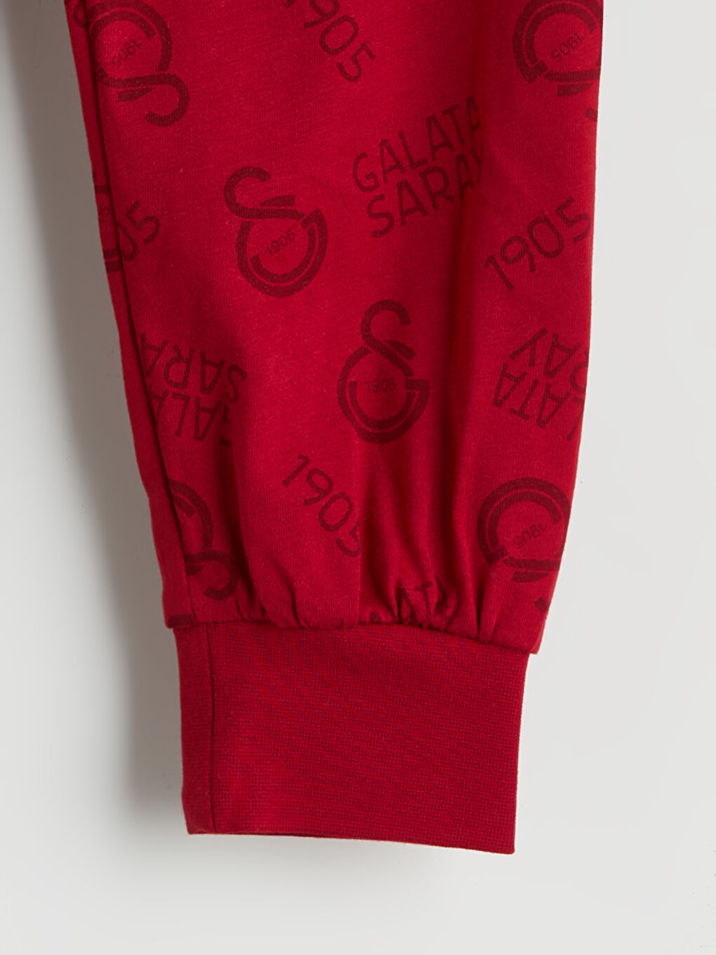 Kırmızı Bisiklet Yaka Galatasaray Baskılı Erkek Çocuk Pijama Takımı-5