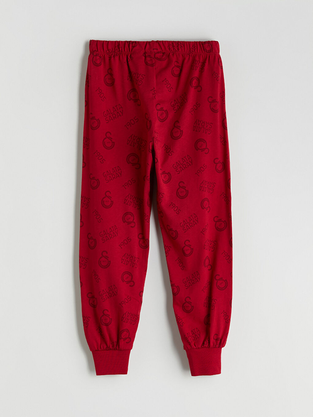 Kırmızı Bisiklet Yaka Galatasaray Baskılı Erkek Çocuk Pijama Takımı-6