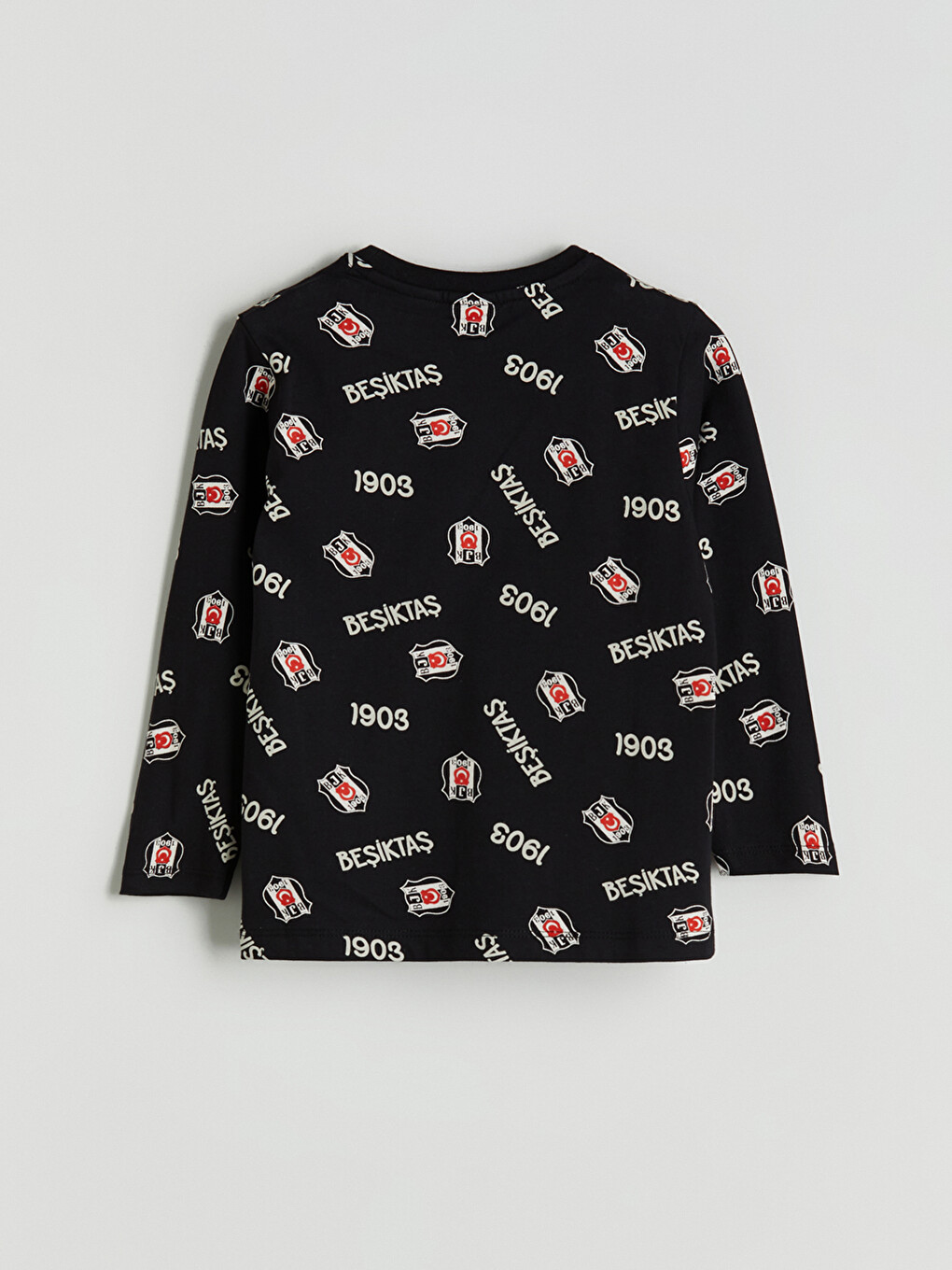 Siyah Beşiktaş Baskılı Erkek Çocuk Pijama Takımı-3