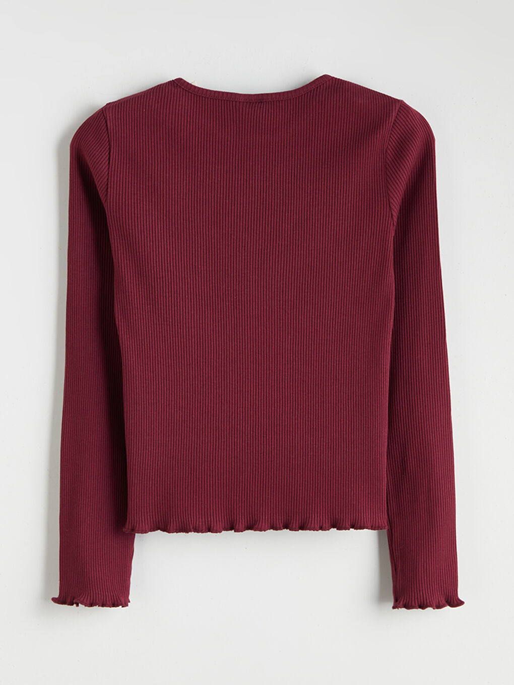 Mürdüm Bisiklet Yaka Kız Çocuk Tişört 2'li-3