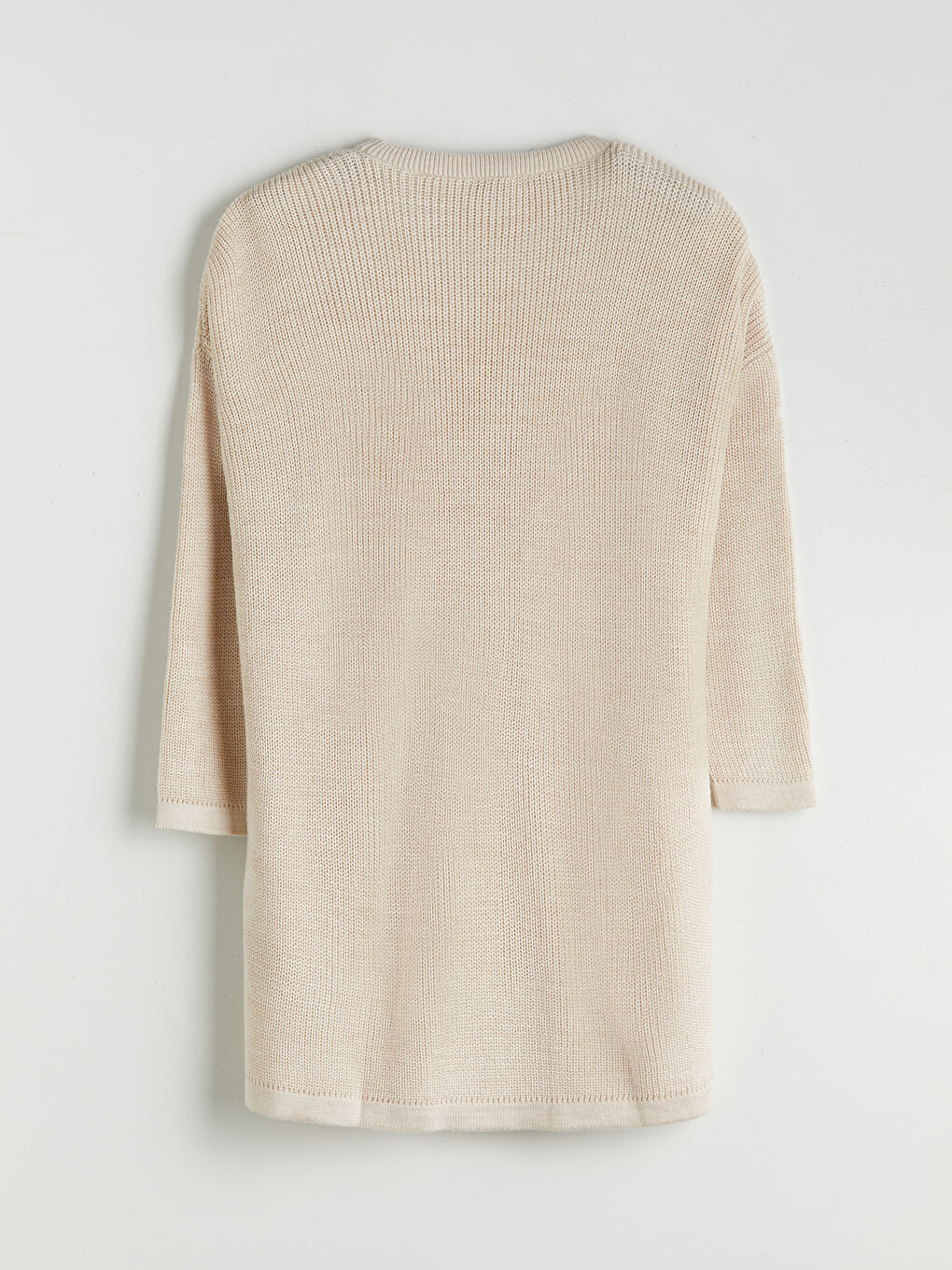 Pull-over en Tricot à Col Rond pour Femmes-1