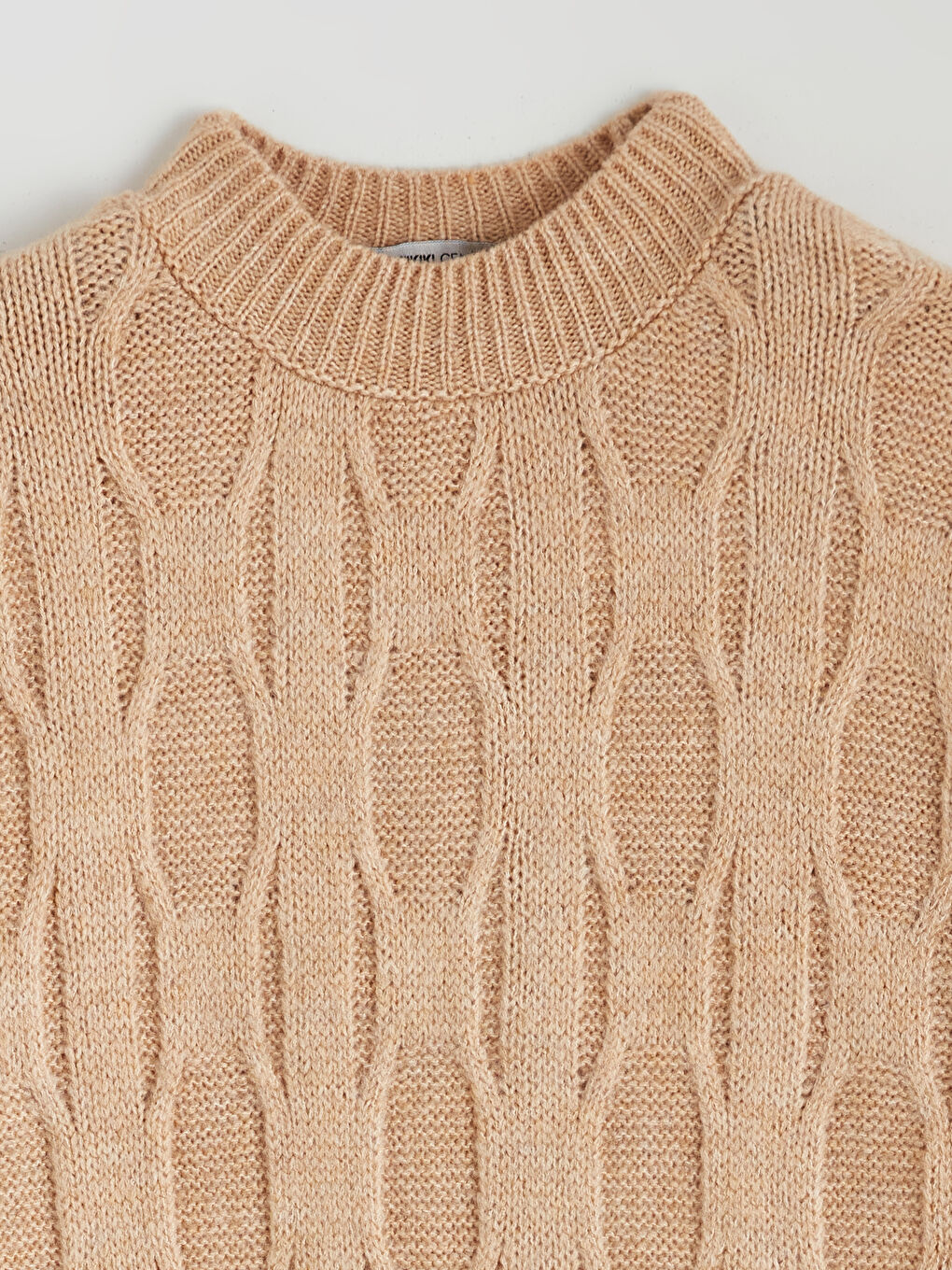 Half Turtleneck Oversize Women's Knitwear Tunic-5