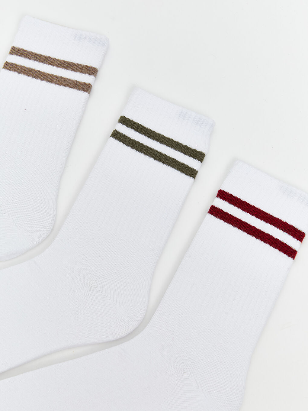 Striped Men's Ankle Socks 5 Pack-1