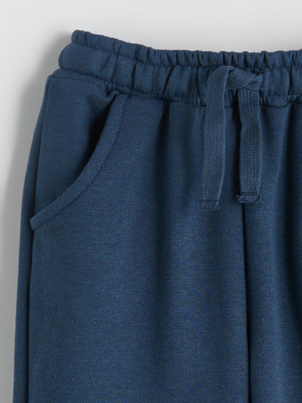 Lacivert Beli Lastikli Erkek Çocuk Jogger Eşofman Alt-1