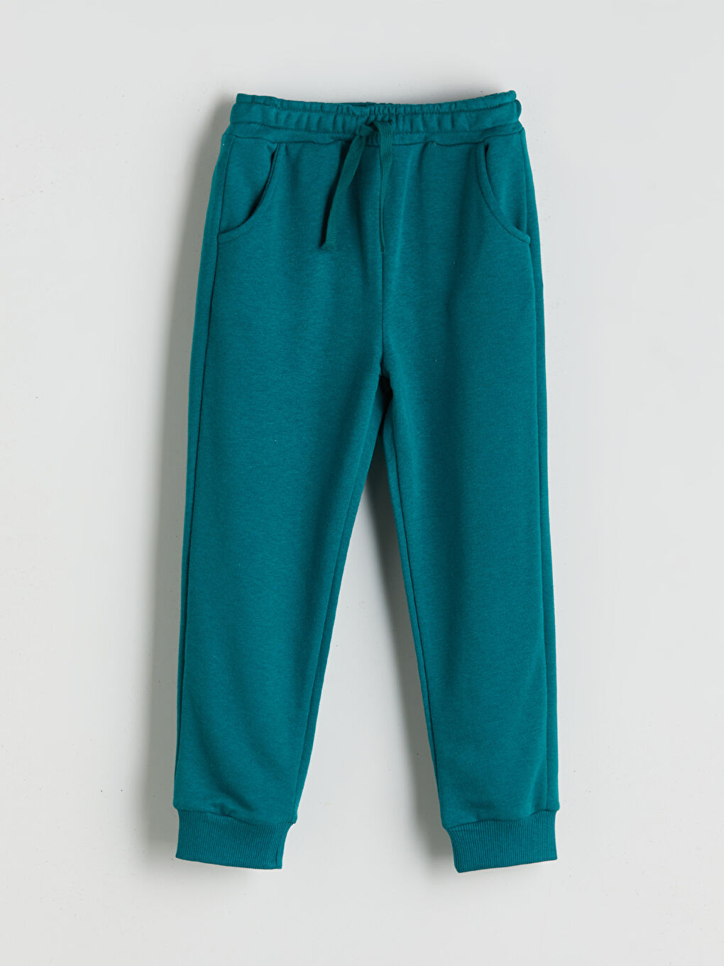 Yeşil Beli Lastikli Erkek Çocuk Jogger Eşofman Alt