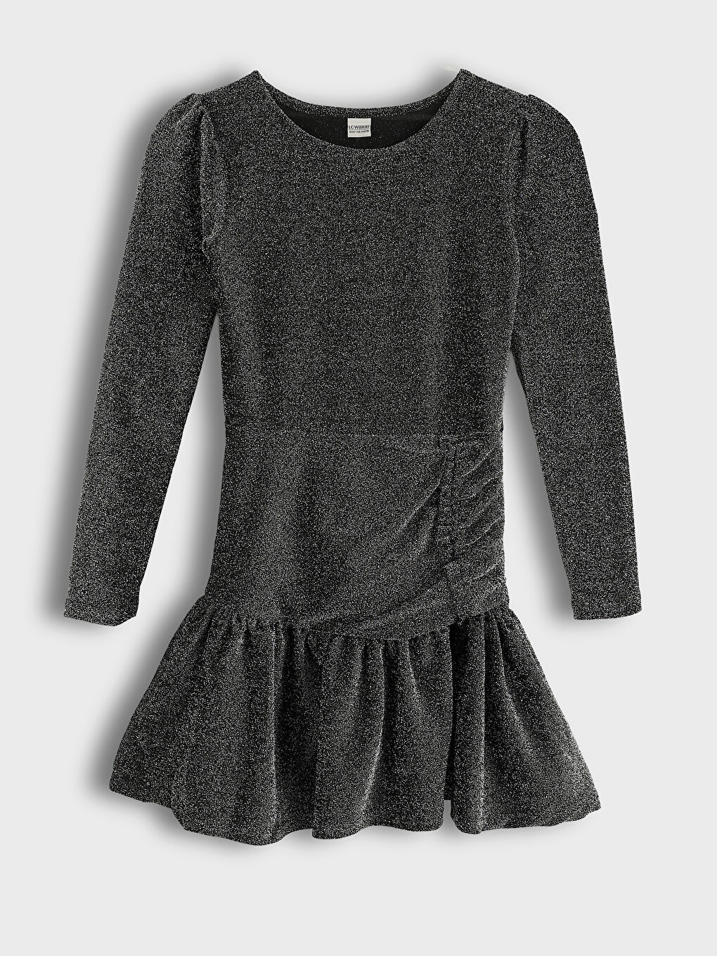 Crew Neck Girls' Dress