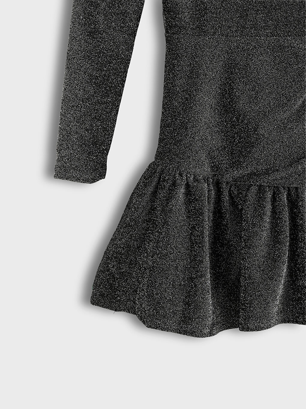 Crew Neck Girls' Dress-3