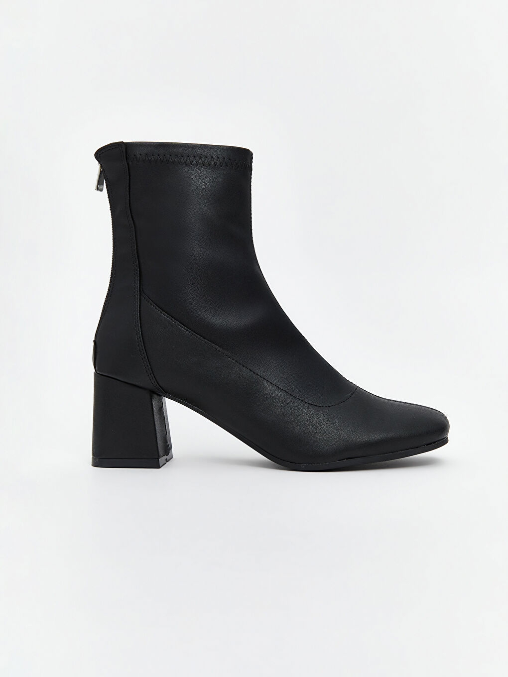 بوت كعب للسيدات من جلد صناعي-1