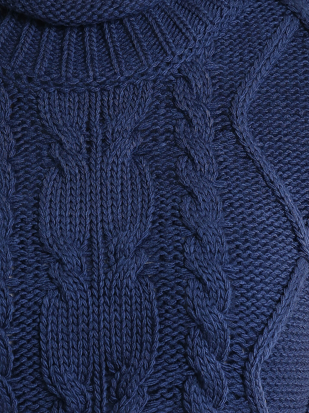 Turtle Neck Self Patterned Women's Tricot Sweater-4