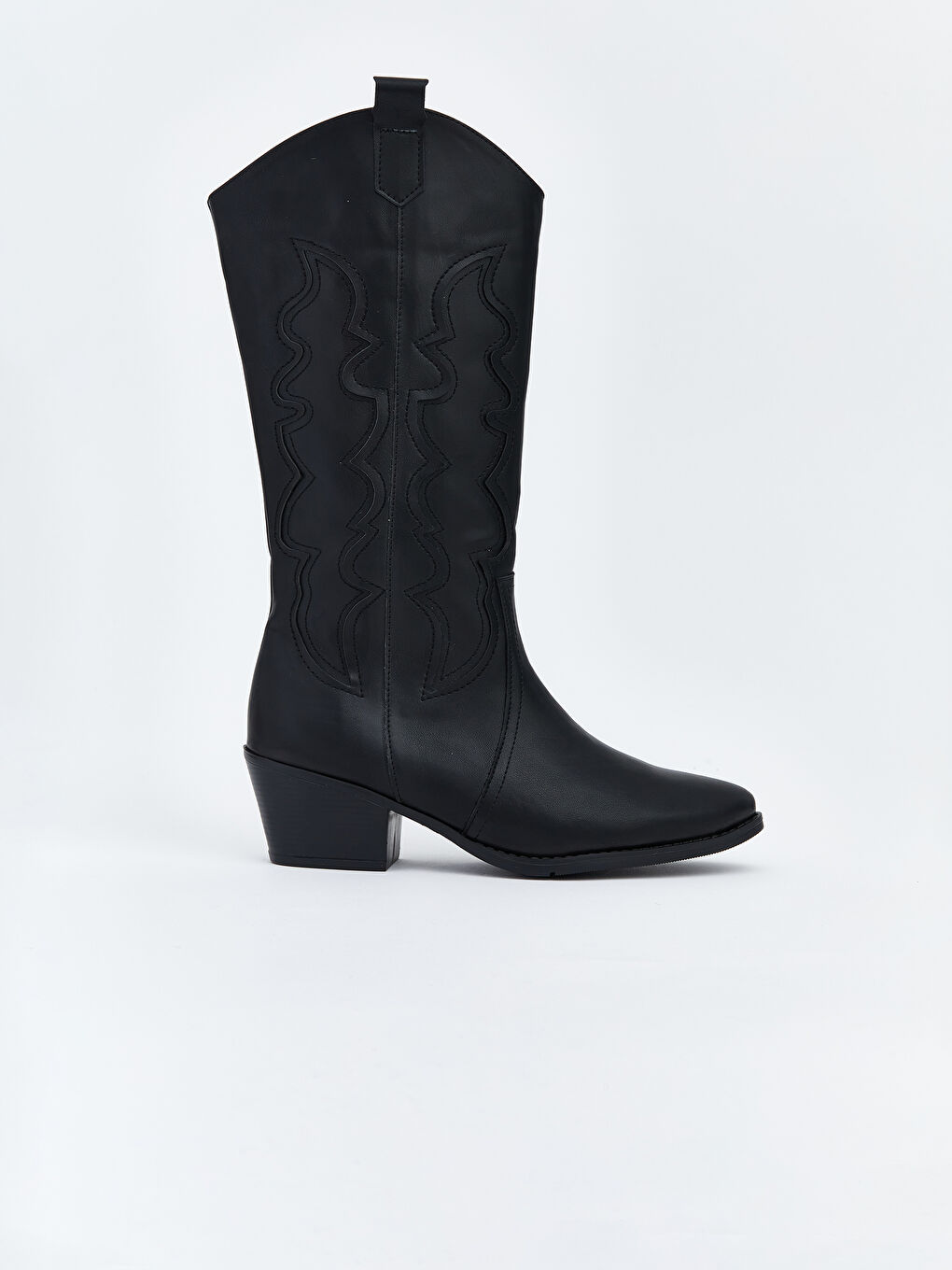 Leather Look Women's Cowboy Boot-1