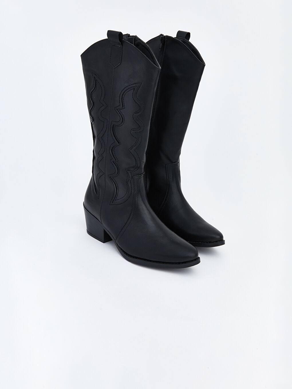 Leather Look Women's Cowboy Boot-2